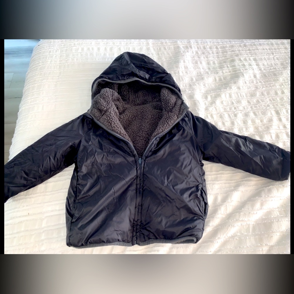 Boys reversible fleece jacket